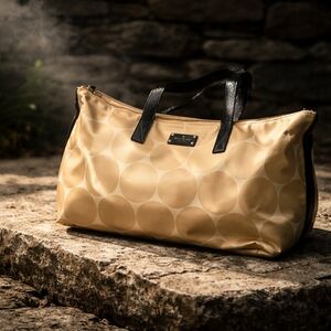 Kate Spade Cream and Black Sophie Tote Bag